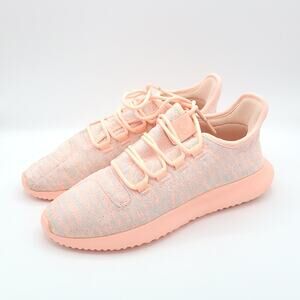 Adidas Tubular Shadow Clear Orange Knit Low Top DB2949 women's size 7